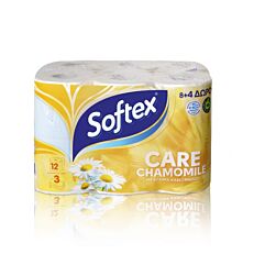 Χαρτί υγείας SOFTEX Pure & Soft (12τεμ.)