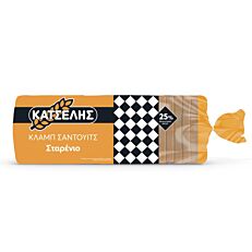 Ψωμί ΚΑΤΣΕΛΗΣ σταρένιο για κλαμπ σάντουιτς (900g)