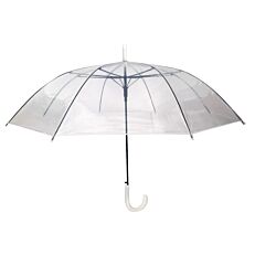 Ομπρέλα γυναικεία αυτόματη διάφανη 58,5cm