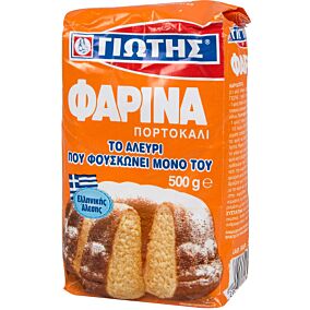 Αλεύρι ΓΙΩΤΗΣ φαρίνα πορτοκάλι για κέικ (500g)