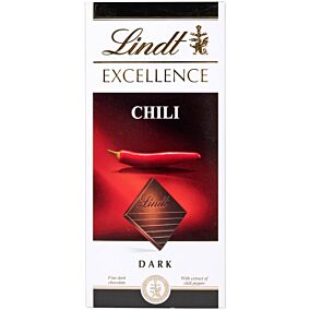Σοκολάτα LINDT Excellence Dark υγείας τσίλι (100g)