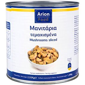 Κονσέρβα ARION FOOD μανιτάρια κομμένα (2,55kg)