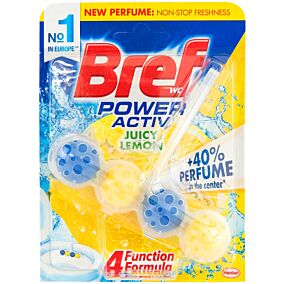 Αποσμητικό τουαλέτας BREF block power active με άρωμα λεμόνι