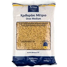 Πάστα ζυμαρικών ARION FOOD κριθαράκι μέτριο (500g)