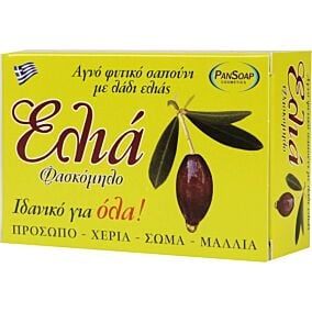 Σαπούνι PANSOAP πλάκα, ελιά-φασκόμηλο (125g)