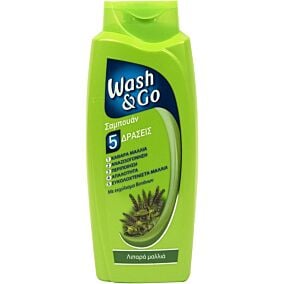 Σαμπουάν WASH & GO λιπαρά μαλλιά με εκχύλισμα βοτάνων (700ml)
