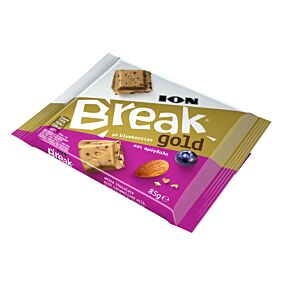 Σοκολάτα ΙΟΝ Break Gold γάλακτος με blueberries και αμύγδαλα (85g)