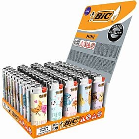 Αναπτήρες BIC J25 με σχέδια (50τεμ.)