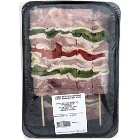 Κοτόπουλο σουβλάκι ΚΑΡΥΛΑΚΗΣ μπούτι νωπό με πιπεριά και λαρδί (1kg)