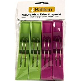 Μανταλάκια KITTEN έξτρα (4τεμ.)