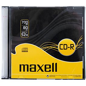 CD εγγραφής MAXELL slim 52x700MB