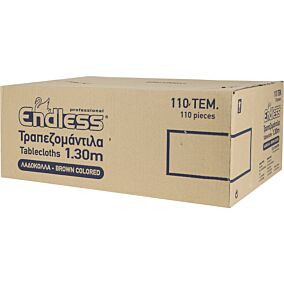Τραπεζομάντηλα ENDLESS κραφτ με σχέδιο ελιά 1x1,3m (110τεμ.)