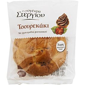 Τσουρέκι ΣΤΕΡΓΙΟΥ με πραλίνα (120g)
