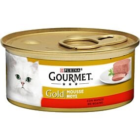 Τροφή GOURMET gold γάτας βοδινό (85g)