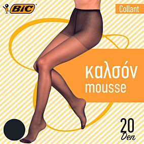BIC καλσόν Collant Mousse 20D Black Off 1-2