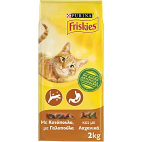 Ξηρά τροφή FRISKIES γάτας με κοτόπουλο (2kg)