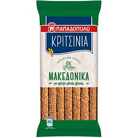 Κριτσίνια ΠΑΠΑΔΟΠΟΥΛΟΥ Μακεδονικά ολικής άλεσης (200g)