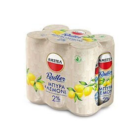 Μπύρα AMSTEL radler με λεμόνι κουτί (6x330ml)