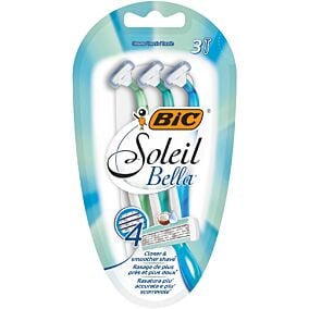 Ξυραφάκια BIC soleil lady bella μιας χρήσης (3τεμ.)