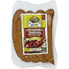 Λουκάνικα CRETA FARMS Εν Ελλάδι χωριάτικα σφακιανά (340g)