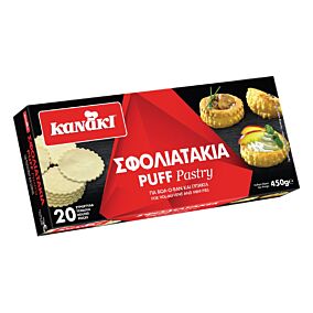 Σφολιατάκια KANAKI στρογγυλά κατεψυγμένα (450g)