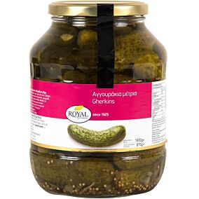 Αγγουράκια τουρσί ROYAL μέτρια (870g)