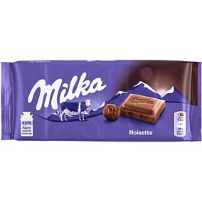 Σοκολάτα MILKA noisette γάλακτος (100g)
