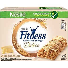 Μπάρα δημητριακών FITNESS Delice white chocolate (6x22,5g)