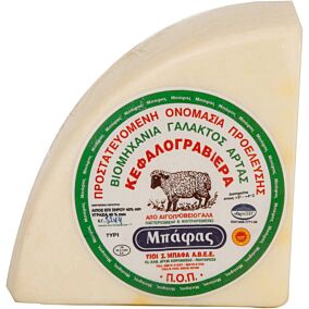 Τυρί ΜΠΑΦΑ κεφαλογραβιέρα Άρτας (~3kg)