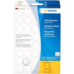 Ετικέτες HERMA 2250 19mm, 32 φύλλα