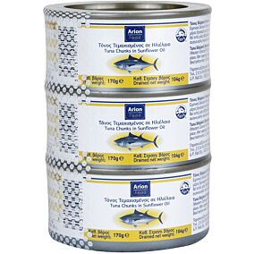 Κονσέρβα ARION FOOD τόνος σε νερό (3x170g)