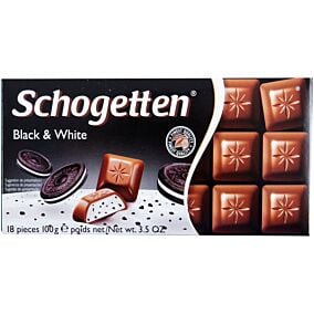 Σοκολάτα SCHOGETTEN black and white (100g)