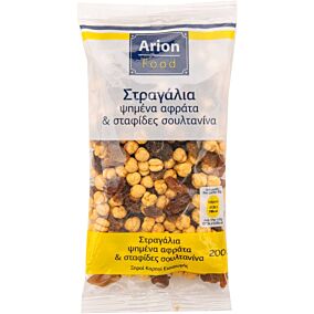 Στραγάλια ARION FOOD ψημένα, αφράτα με σταφίδα σουλτανίνα (200g)
