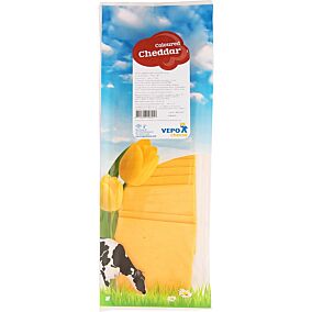 Τυρί VEPO cheddar 50% λιπαρά σε φέτες (500g)