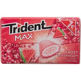 Τσίχλες TRIDENT Max frost watermelon καρπούζι (1τεμ.)
