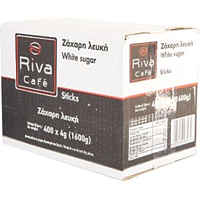 Ζάχαρη RIVA CAFÉ λευκή σε sticks (400x4g)