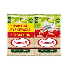 Χυμός τομάτας PUMMARO στον τρίφτη ελαφρώς συμπυκνωμένη (2x370g)