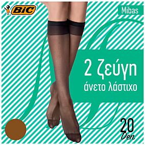 BIC καλσόν Mouss Pepper 20D 2τεμ.