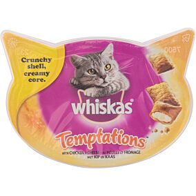 Τροφή WHISKAS γάτας temptation με κοτόπουλο και τυρί (60g)