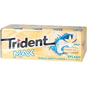 Τσίχλες TRIDENT Max splash vanilla mint
