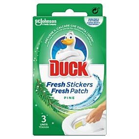 Αποσμητικό τουαλέτας DUCK block χωρίς θήκη pine fresh patch (3τεμ.)