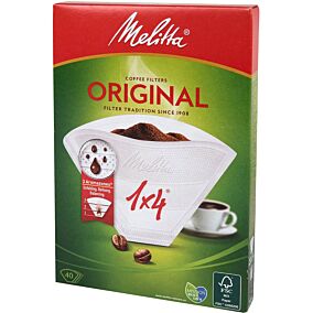 Φίλτρα για καφέ MELITTA 1x4 (40τεμ.)