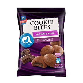 Μπισκότα ΑΛΛΑΤΙΝΗ Cookie Bites με γέμιση κακάο (70g)
