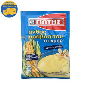 ΓΙΩΤΗΣ άνθος αραβοσίτου στιγμιαίο βανίλια 20x62g