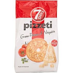 Σνακ 7DAYS Pizzeti με grand padano και ντομάτα (80g)