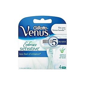 GILLETTE ανταλλακτικά Venus Smooth Sensitive Rose 4τεμ