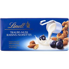 Σοκολατάκια LINDT με σταφίδες και ξηρούς καρπούς (100g)