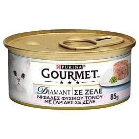 Τροφή GOURMET diamant γάτας με φιλετάκια τόνου (85g)