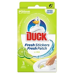 Αποσμητικό τουαλέτας DUCK block χωρίς θήκη fresh patch lime (3τεμ.)