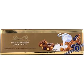 Σοκολάτα LINDT με σταφίδες και ξηρούς καρπούς (300g)